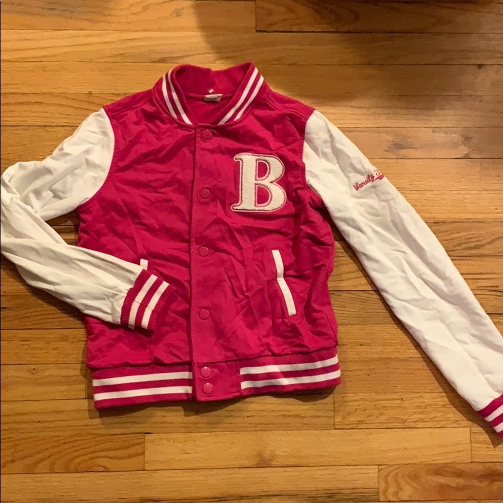Letterman’s Jacket in Hot Pink